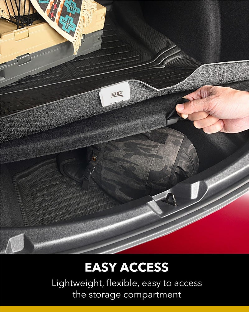3D MAXpider Custom Fit Kagu Cargo Liner (Black) Compatible with Tesla Model Y 2020-2025 - Front Cargo Liner - Image 2